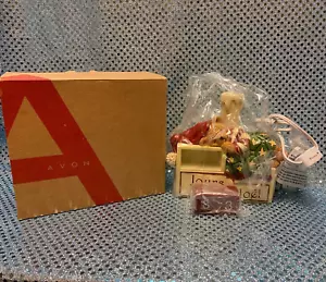AVON Christmas Countdown With Lamp, Nightlight Sleeping Teddy Bear Vintage 2008 - Picture 1 of 1