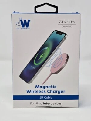 Cargador magnético inalámbrico Just - USC - Cable (5 pies) oro rosa - Nuevo Foto 1 de 2