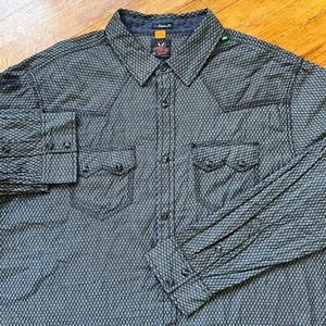 Moonshine Spirit Shirt Men 2XL XXL Geometric Pearl Snap Sawtooth Brad Paisley - Picture 1 of 19