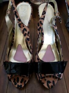 Paris Hilton Leopard Print Stiletto pump heels style:Taurus         Sz 11M