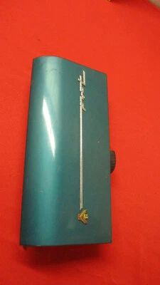 1955 FORD GLOVE BOX DOOR WITH EMBLEM V8 FAIRLANE VICTORIA CUSTOMLINE - Image 1 of 4