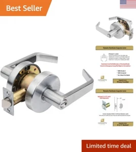 ADA Compliant Privacy Lever Door Lock - Grade 2 Commercial Duty - Satin Chrome - Picture 1 of 9