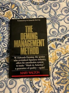 The Deming Management Method Mary Walton 1986 Paperback - Picture 1 of 3