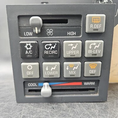 1994-1996 Pontiac Trans Sport Temperature AC Heater Climate Control 16191292 - Image 1 of 4