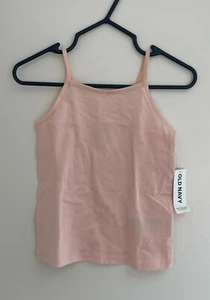 Old Navy Baby Girls Solid Pink Lightweight Cotton Tank Top, Pink, 18-24 M, NWT - Picture 1 of 2