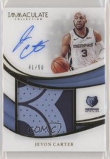 2018-19 Panini Immaculate Premium Patch Auto 41/50 Jevon Carter RPA Rookie RC