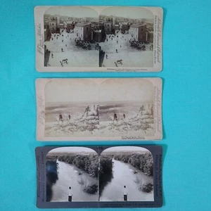 Stereoskopkarten (3) Palästina um 1897 - Bild 1 von 6