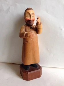 Vintage ANRI Hand Carved Doctor Made In Italy - Picture 1 of 12