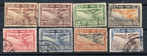 Thailand Air Mail #C1 - C8 Set of 8 used Stamp Lot#b6044 - Foto 1 di 1