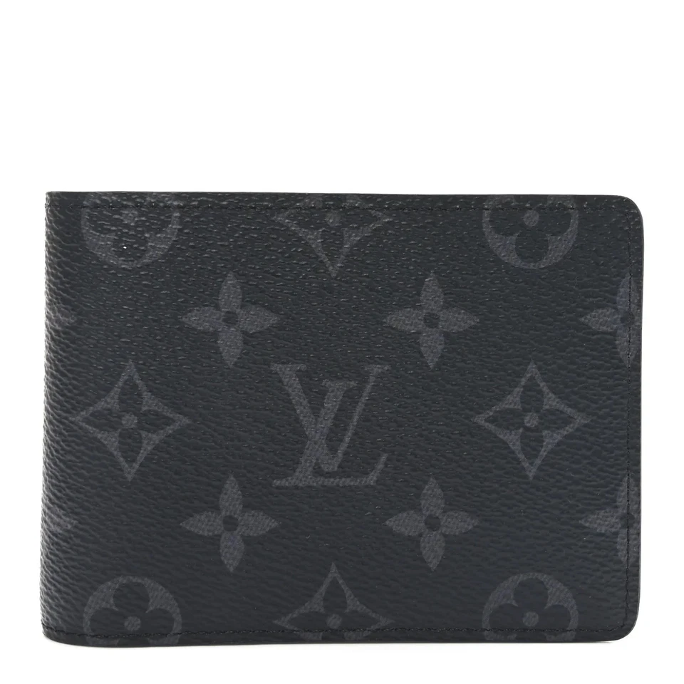 Louis Vuitton M62294 Bifold Wallet Monogram Black AUTHENTICITY VERIFIED - Image 1 of 4