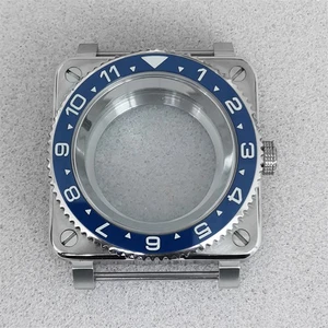 Waterproof Stainless Steel Sapphire Glass Watch Case For NH35/NH36/4R Movement - Picture 1 of 12