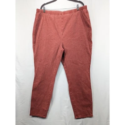 Just My Size Bedford Cord Textured Stretch Denim Pants Plus Size 26W/28W - Image 1 of 4