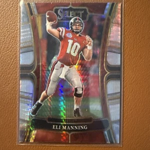 ELI MANNING 2023 Panini Select Draft Picks Silver Prizm #100 Ole Miss - Picture 1 of 2