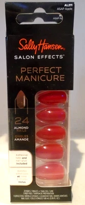 Sally Hansen Perfect Manicura Prensa en Uñas Kit Almendra, Lo antes posible Manzana, 24 piezas PACK de 2 Foto 1 de 4