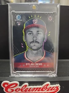 2025 Bowman Chrome Ascensions Mars Black Refractor Case It Dylan Crews/10 - Picture 1 of 6