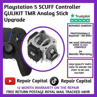 Mando Playstation 5 SCUFF GULIKIT TMR Analógico Stick Servicio Actualización Ambos - Imagen 1 de 3