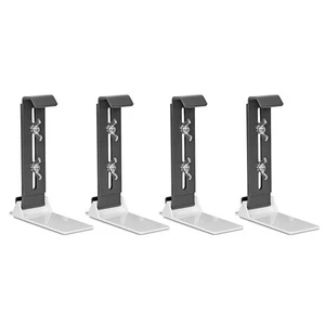 Set of 4 Adjustable Stainless Steel Flower Box Brackets for Window Sills - Picture 1 of 12