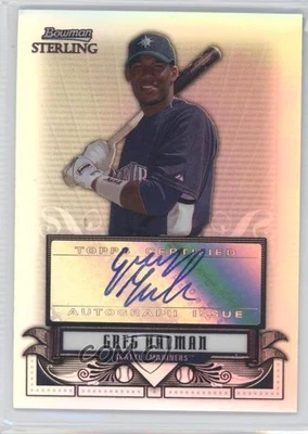 2008 Bowman Sterling Prospects Refractor /199 Greg Halman #BSP-GH Auto - Image 1 of 2
