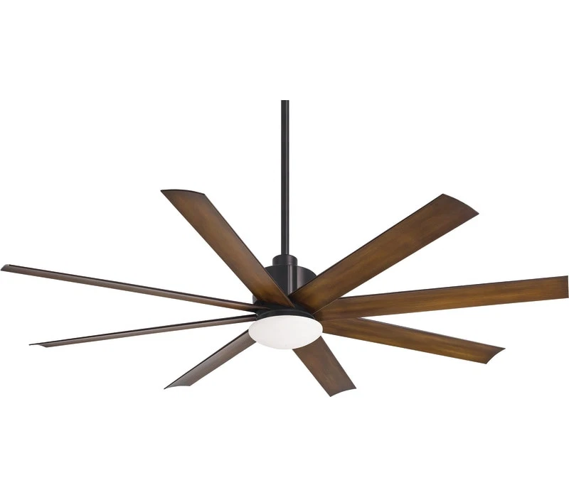 Minka-Aire Slipstream 65" Outdoor Ceiling Fan with LED Lights & Remote, Coal - Image 1 of 1
