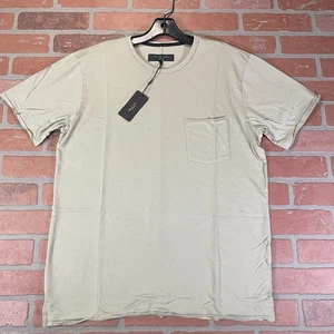 Rag & Bone Slub Jersey Matthew Pocket Tee Moss Green Mens Medium NWT $118 - Picture 1 of 13