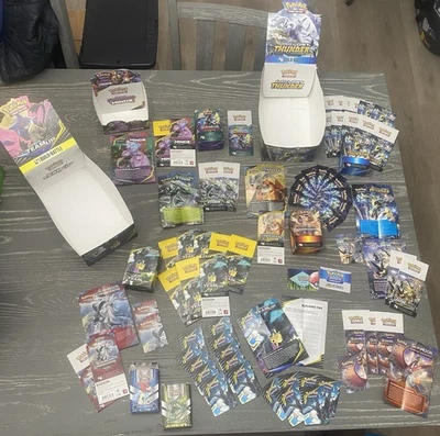 Pokemon Sun & Moon Team Up Build And Battle Box Display Case EMPTY Lost Thunder+ - Image 1 of 4