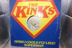 The Kinks - (Wish I Could Fly Like) Superman, Very Good +,  12" Single [1979] - Picture 1 of 3