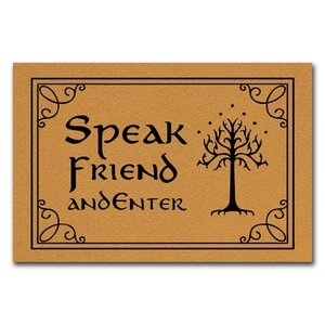 Accssoey Funny Door Mat Speak Friend Doormats for Indoor Entrance Home Front Po - Picture 1 of 3