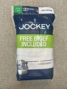 Jockey Classics Full Rise Briefs-5 Pack - Picture 1 of 3