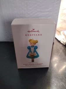 Hallmark 2018 Ornament  - 12 Days of Christmas - EIGHT MAIDS-A-MILKING - NIB - Picture 1 of 5