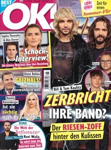 OK! Germany magazine July 2025 Bill and Tom Kaulitz Tokio Hotel - Picture 1 of 1