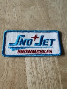 Sno Jet Schneemobile Vintage Patch bestickt Mütze Jacke Mantel Nation - Bild 1 von 6