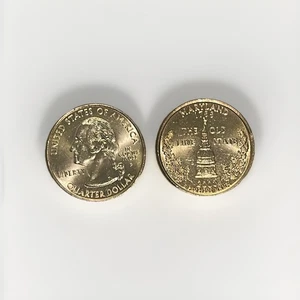 2000 D Maryland State Quarter Circulated Free Shipping - Condition Good - Picture 1 of 1