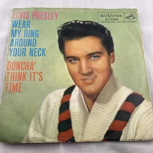 Elvis Presley 45 Wear My Ring Around Your Neck / Doncha’ Think It’s Time RCA - Picture 1 of 6