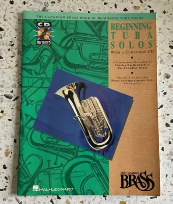 Canadian Brass Book Sheet Music of Beginning Tuba Solos with Companion CD. - Image 1 of 4