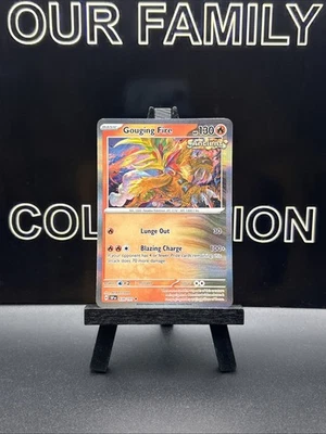 Gouging Fire Rare SV08 Surging Sparks 038/191 Pokémon Trading Card TCG Holo NM - Image 1 of 4