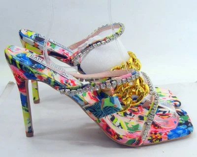 Cape Robbin TIE DYE   5"Stiletto HEEL  SPIKE strap SLIP ON shoe WOMEN Size  11 - Image 1 of 4