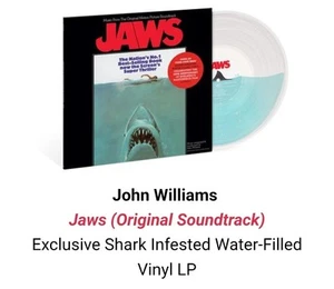 Jaws (Original Soundtrack): Exclusive Shark Infested Water-Filled Vinyl Presale - Picture 1 of 1