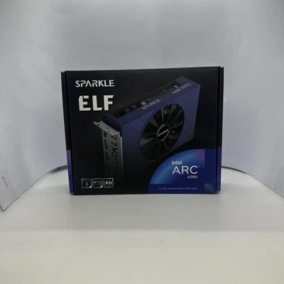 Sparkle Intel Arc A380 SA380E-6G 6GB GDDR6 Graphics Card Low Profile PCIe GPU - Image 1 of 3