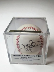 🔥Orlando Palmeiro  AUTOGRAPH Astros Spring Traning  2007 No COA - Picture 1 of 2