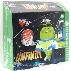 COLLECTOR Booster Box ~ UNFINITY MtG confezione da 12 sigillata Magic WotC - Foto 1 di 2