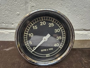 Vintage Ford L-Series Truck Stewart Warner Mechanical 4k RPM Tach Tachometer - Picture 1 of 5