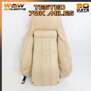 04-10 BENTLEY CONTINENTAL GT FRONT RIGHT SEAT TOP UPPER BACK CUSHION BEIGE OEM - Picture 1 of 23