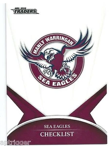 2016 NRL Traders Base Card (051) SEA EAGLES Checklist - Picture 1 of 1