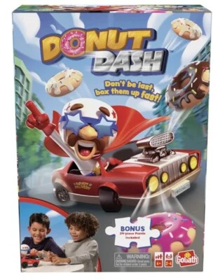 Goliath Donut Dash Game - Race to Pick Up Matching Donuts, Racecar-NIB - Image 1 of 4