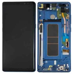Samsung LCD Schermo Vetro Display Touch Screen Galaxy Note 8 N950 originale BLU - Imagen 1 de 2