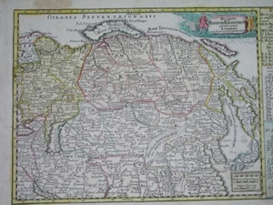 1749 RARE ORIGINAL MAP ASIA CHINA RUSSIA KOREA JAPAN IRAN PERSIA INDIA ARMENIA - Picture 1 of 7