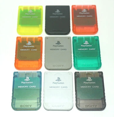 Sony Playstation 1 PS1 Official OEM 15 Block Memory Card Import SCPH-1020 - Image 1 of 4