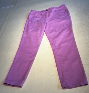 Ellen Tracy Womens Orchid Slim Stretch Jeans Sz 10 Pre-owned  - Picture 1 of 9