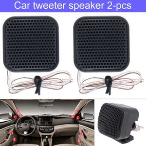 1 Pair 500W 12V Car Square Audio Music Stereo Tweeter 91DB Sound Speaker System - Picture 1 of 10