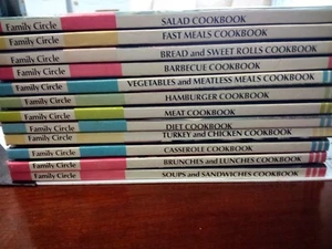 Family Circle Cookbooks, Lot of 12, Original Copyright 1972 - Picture 1 of 13